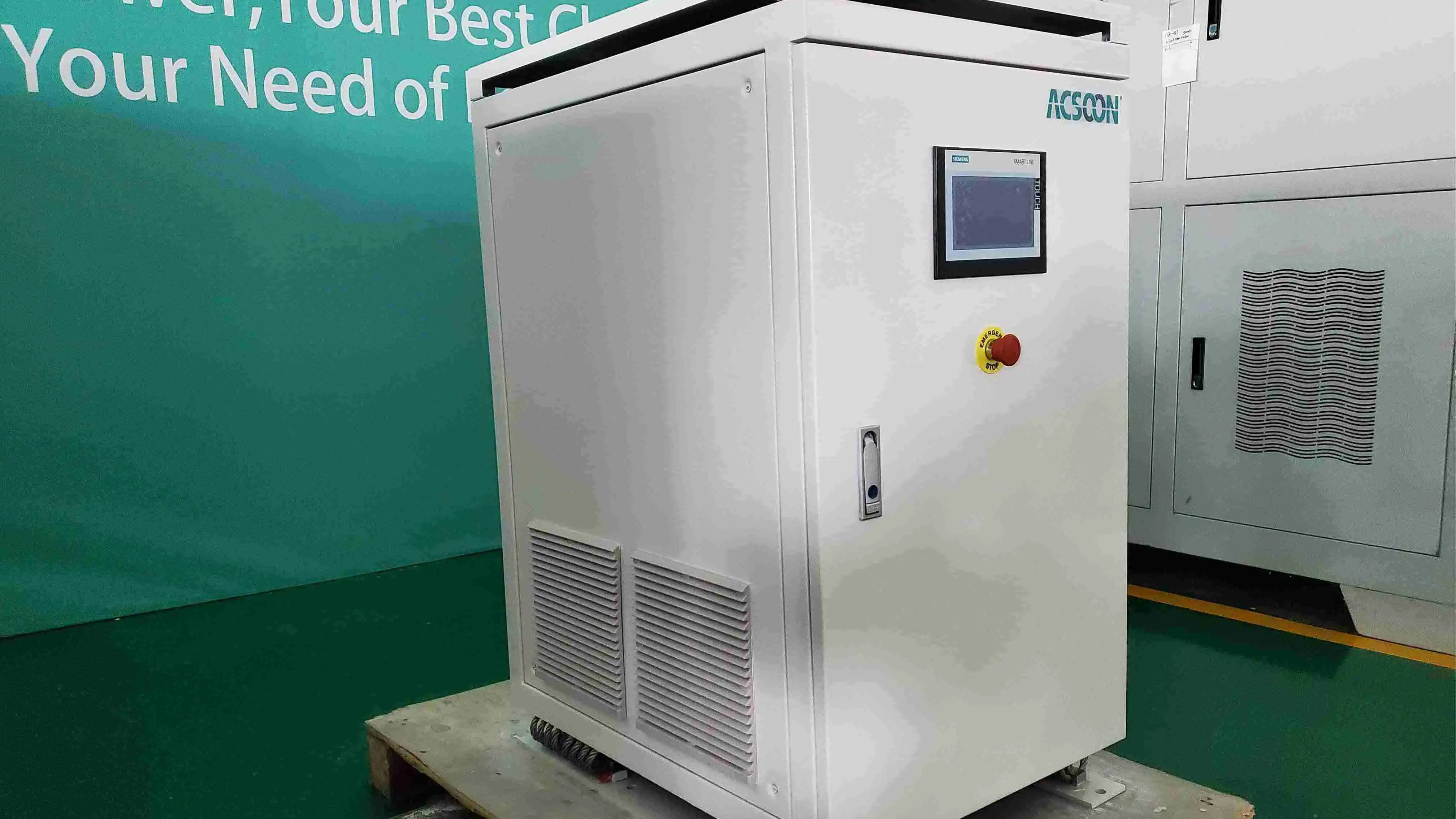 How does a Power frequency converter enhance motor speed control?